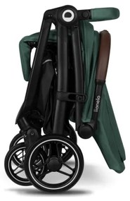 Lionelo - Kočík INGRID zelená/čierna