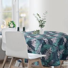 ZÁHRADNÝ VODEODOLNÝ OBRUS GARDEN (FI) 150 CM LISTY