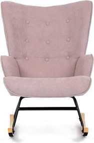 Hojdacie kreslo ružové AK-371 PINK2