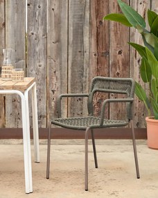 Záhradná stolička nalia zelená MUZZA