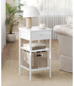 Nočný stolík ARIN biely