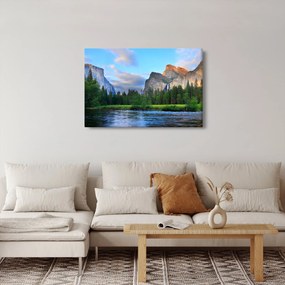 Obraz divokej horskej krajiny (90x60 cm)