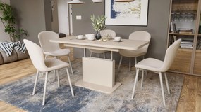ASTON MINI-Z Béžová (Šampanská) - rozkladací stôl so zdvíhacou doskou