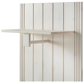 Biela predsieňová zostava z borovicového dreva 60x120x25 cm Anita – Støraa