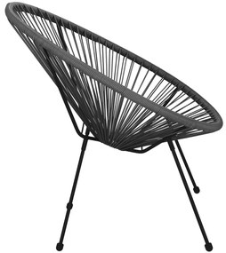 Záhradné kreslo oválne, výška 87 cm Springos - GF0086