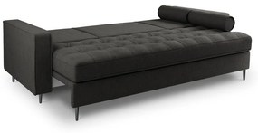 Tmavosivá rozkladacia pohovka Milo Casa Santo