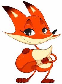 Samolepka ZVIERATKÁ - LIŠKA