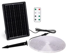 Aigostar B.V. Aigostar - LED Stmievateľný solárny pásik LED/10W/3,2V 10 m 2700K IP65 + DO AI1183