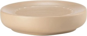 Béžová porcelánová nádobka na mydlo Ume – Zone