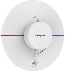 HANSGROHE ShowerSelect Comfort S termostat pod omietku pre 1 spotrebič a ďalší výtok, matná biela, 15562700