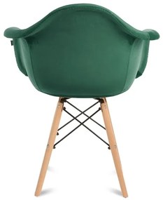 SADA 2x Jedálenská stolička NEREA 80x60,5 cm zelená/buk