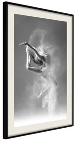 Artgeist Plagát - Ballerina [Poster] Veľkosť: 30x45, Verzia: Čierny rám s passe-partout