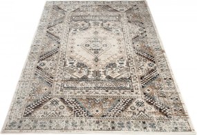 Biely obdĺžnikový koberec Dubai CHU – moderný dizajn pre domácnosť Rozmer: 60x100 cm