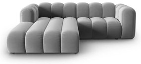 Svetlosivá rohová pohovka (ľavý roh) Lupine – Micadoni Home