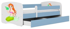 Dětská postel Babydreams mořská panna modrá