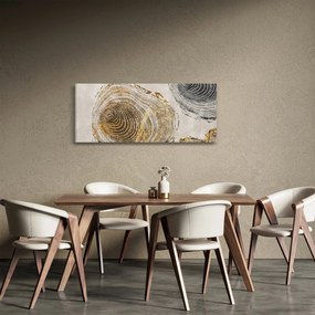 Obraz - Abstrakcia kmeňov (120x50 cm)