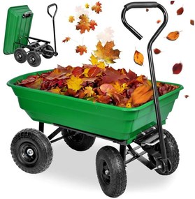 Záhradný sklápací vozík GARTEN zelený