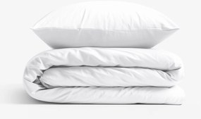 Goldea bavlnené posteľné obliečky - biele 140 x 200 a 70 x 90 cm