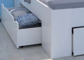 Posteľ Astral 140x200 cm, biela