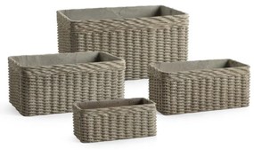 Kvetináč 101487 tmavohnedý 56x37x28h