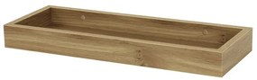 Nástenná polička P-010, dub, 40 cm