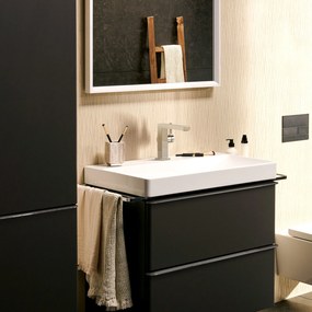 Hansgrohe Tecturis E, páková umývadlová batéria 110 Fine CoolStart EcoSmart+ s odtokovou garnitúrou, chrómová, HAN-73023000
