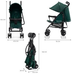 KINDERKRAFT - Golfový kočík TIK Green forest