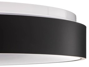 Stropné LED Rondo CCT diaľkové ovládanie, čierne