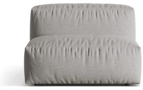 Svetlosivý modul pohovky (stredový diel) Martina – Micadoni Home