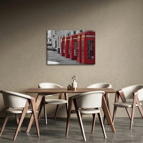 Obraz - Londýnske telefónne búdky (70x50 cm)