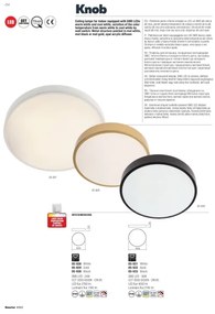 Redo 05-928 - LED Stropné svietidlo KNOB LED/24W/230V 3000K-6500K 30 cm biela