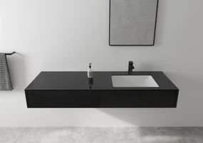 Hansgrohe Vernis Shape, umývadlová batéria s výpustom, EcoSmart, čierna matná, HAN-71561670