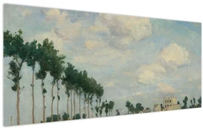 Obraz - Johan Barthold Jongkind, The Towpath, reprodukcia (120x50 cm)