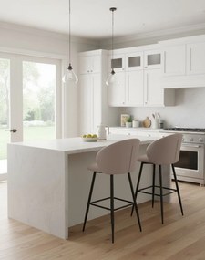 Barová stolička Ganta Black béžová