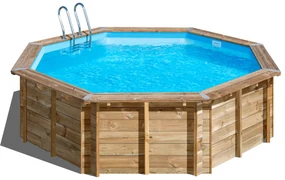 Drevený bazén s fóliou TPG: Ø 400 x 119 cm