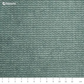 Svetlomodrá čalúnená jednolôžková posteľ s roštom 90x200 cm Barker – Ropez