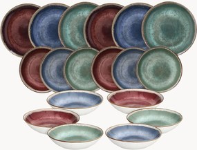 Porcelánová súprava riadu Moon, 6 osôb, 18 ks