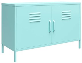 Svetlomodrá kovová skrinka 100x64 cm Cache - Novogratz