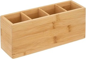 Bambusový organizér so 4 priehradkami 4COMP 22,6x7,2x9,7 cm