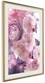 Artgeist Plagát - Fan of Flowers [Poster] Veľkosť: 30x45, Verzia: Zlatý rám