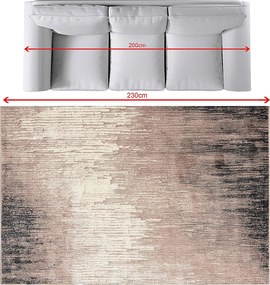 Koberec Sevilla dusty rose/paper white 160x230cm