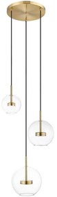 Zuma Line P0428-03L-L4AC - LED Luster na lanku ENCELADUS 3xLED/5W/230V zlatá