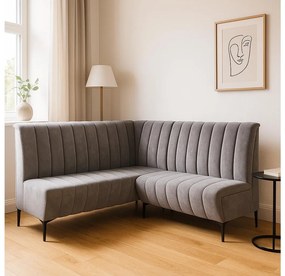 Rohová lavica Romero 130x170 (sivá) (P). Akcia -20%. Vlastná spoľahlivá doprava až k Vám domov. 1129956