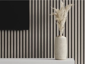 Mexen Lam-B, akustické stenové lamely 275 × 30 cm, HDF doska 4 mm, technická dyha, dub popolavý, S100-275307-3015-005