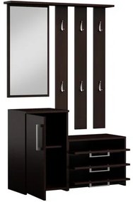 Predsieňová stena so skrinkou na topánky PARIS wenge