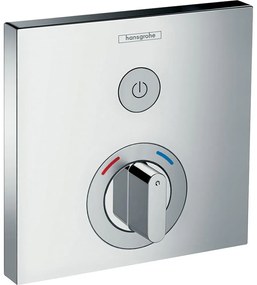 HANSGROHE ShowerSelect batéria pod omietku pre 1 spotrebič, chróm, 15767000