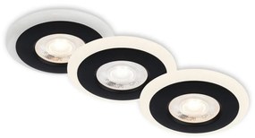 Briloner 7039-035 - SADA 3x LED Kúpeľňové podhľadové svietidlo LED/5W/230V IP44