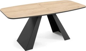 Dizajnový rozkladací jedálenský stôl TYRON Rozmer stola: veľkosť-160cm