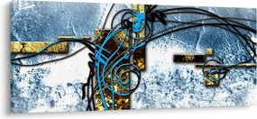 Abstraktný obraz (120x50 cm)