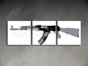 Ručne maľovaný POP Art obraz Kalashnikov | rôzne rozmery